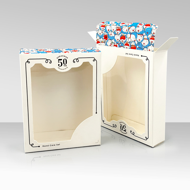 Factory Price Custom Foldable Doll Children Kids Toy Packaging Paper Box with PVC Window